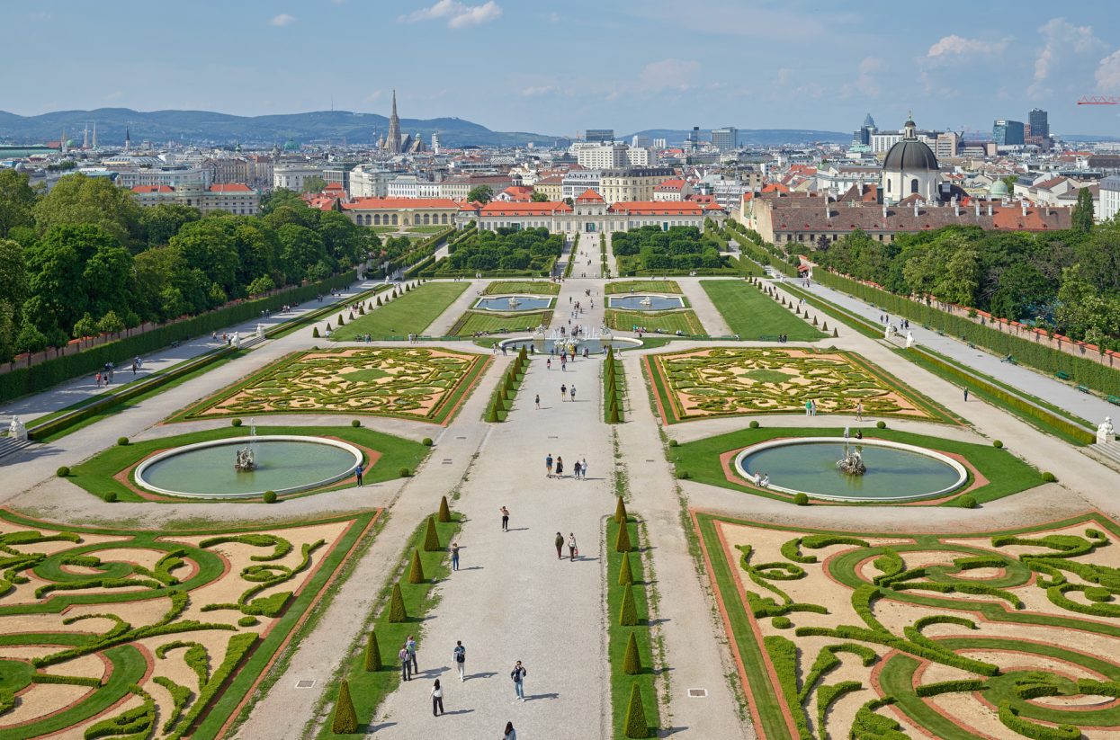 Schlossgarten_Johannes Stoll_Belvedere, Wien